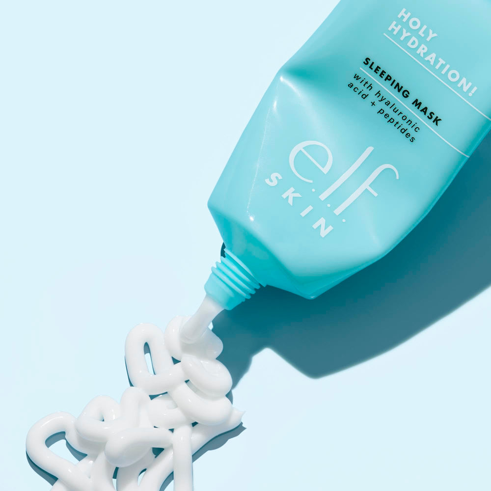 e.l.f. SKIN Holy Hydration Sleeping Mask application scene for rinse-off use