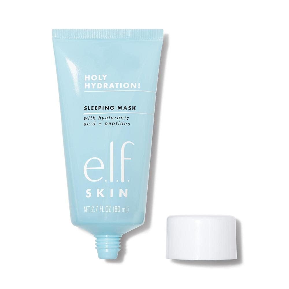 e.l.f. SKIN Holy Hydration Sleeping Mask with ceramides and peptides for barrier support