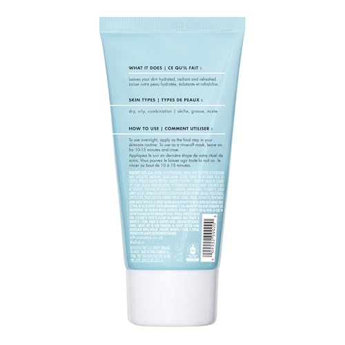 e.l.f. SKIN Holy Hydration Sleeping Mask creamy texture swatch suggesting plumping hydration
