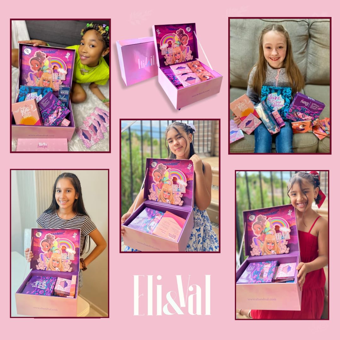 ELI&VAL skincare-essentials inside gift box support teen relaxation