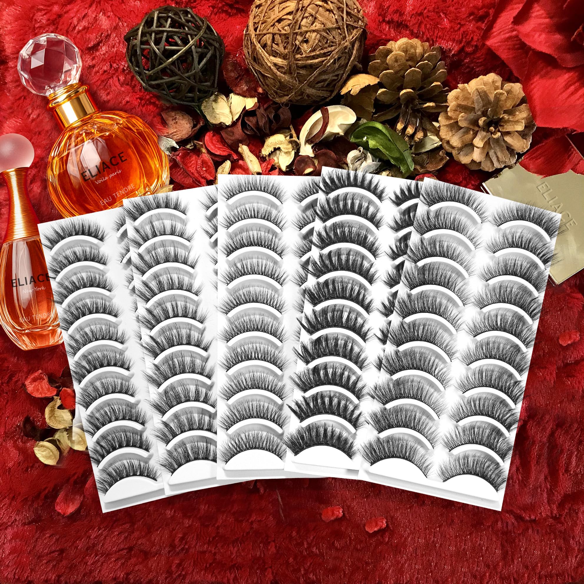 Eliace Eyelashes five-styles collection shows options for every occasion.