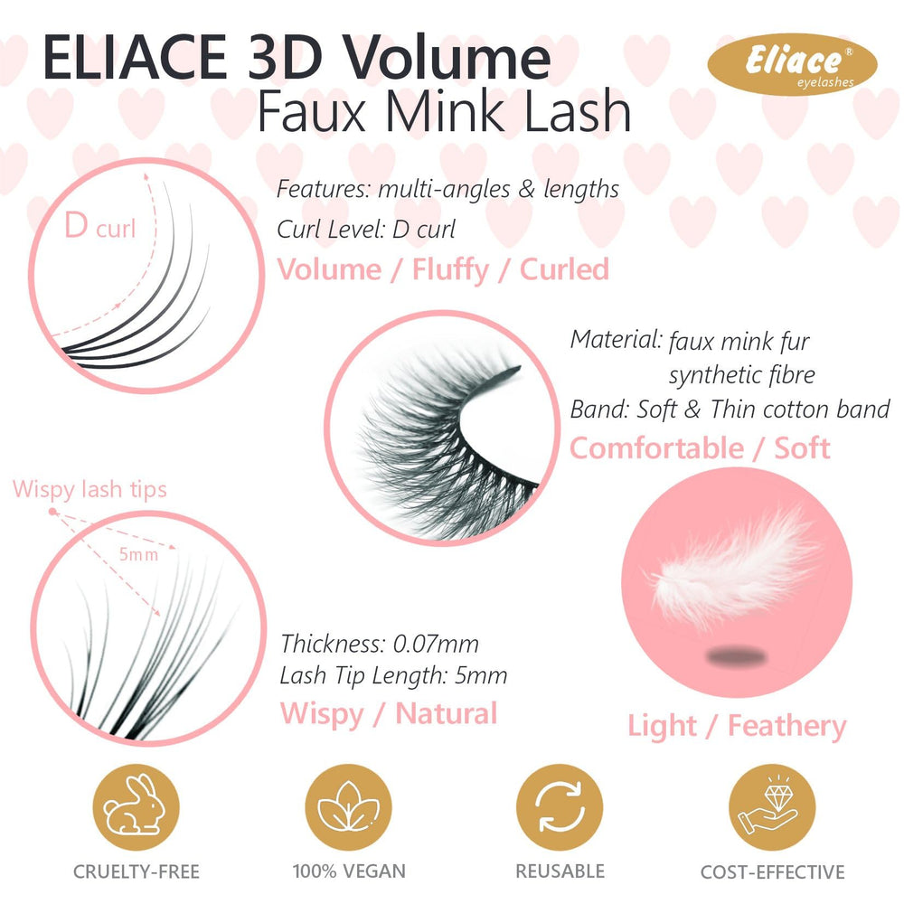 Eliace Eyelashes gift-packaging ideal for beauty lovers.