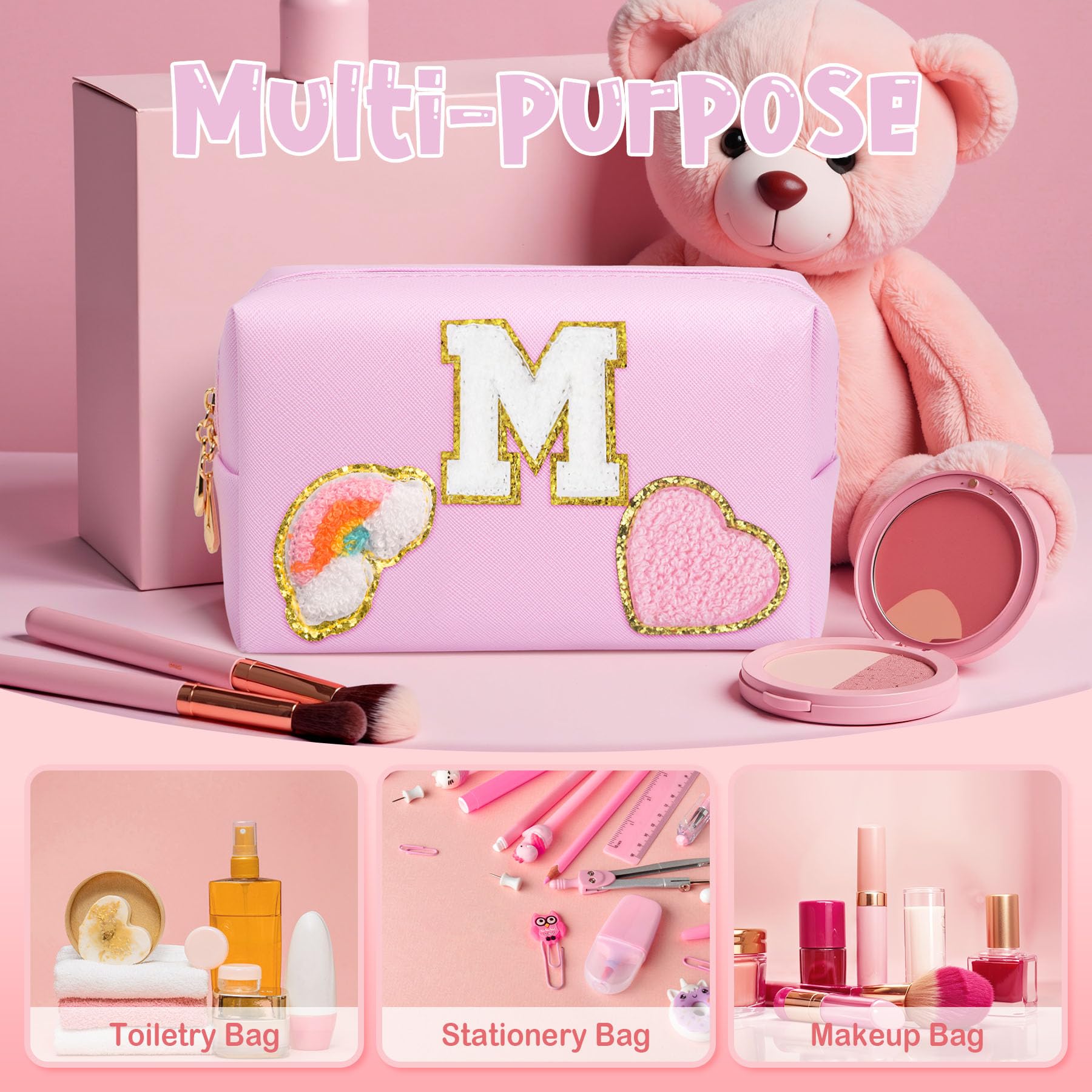 Elilier travel-size small cosmetic bag ideal for compact on-the-go skincare.