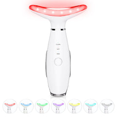 ELISHINE 7-color neck-face massager front view for at-home care.