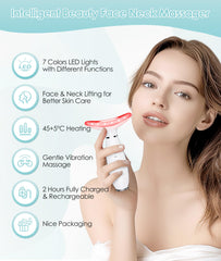 ELISHINE massager side handle demonstrates ergonomic grip for daily use.