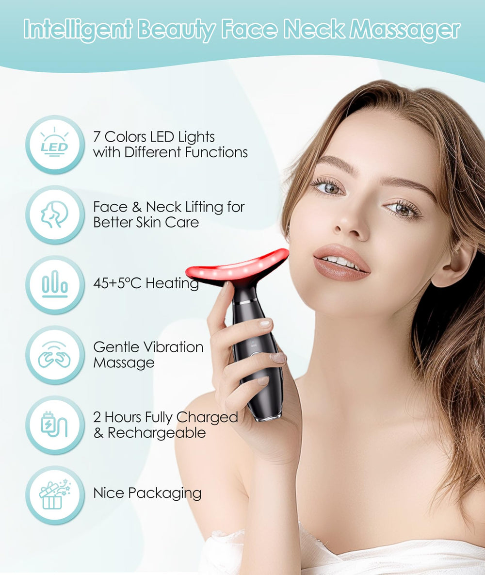 ELISHINE massager side view showing compact, portable design for travel-friendly use.
