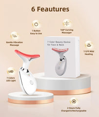 ELISHINE LED therapy close-up highlighting seven-color light for refreshed skin