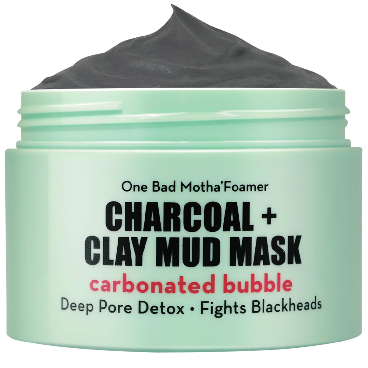 Elizabeth Mott Carbonated Bubble Detox Mask foaming bubbles for deep cleansing.