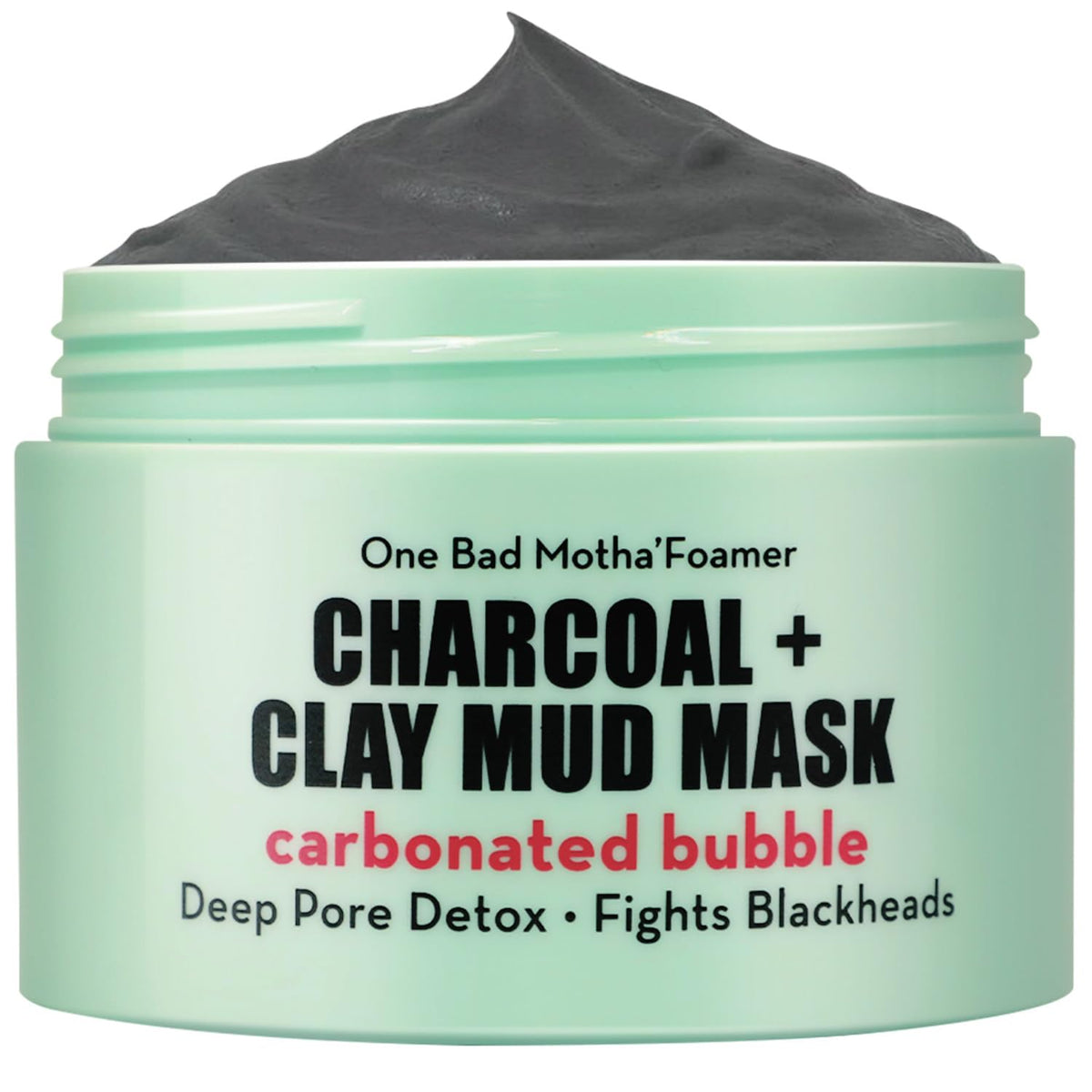 Elizabeth Mott Carbonated Bubble Detox Mask foaming bubbles for deep cleansing.