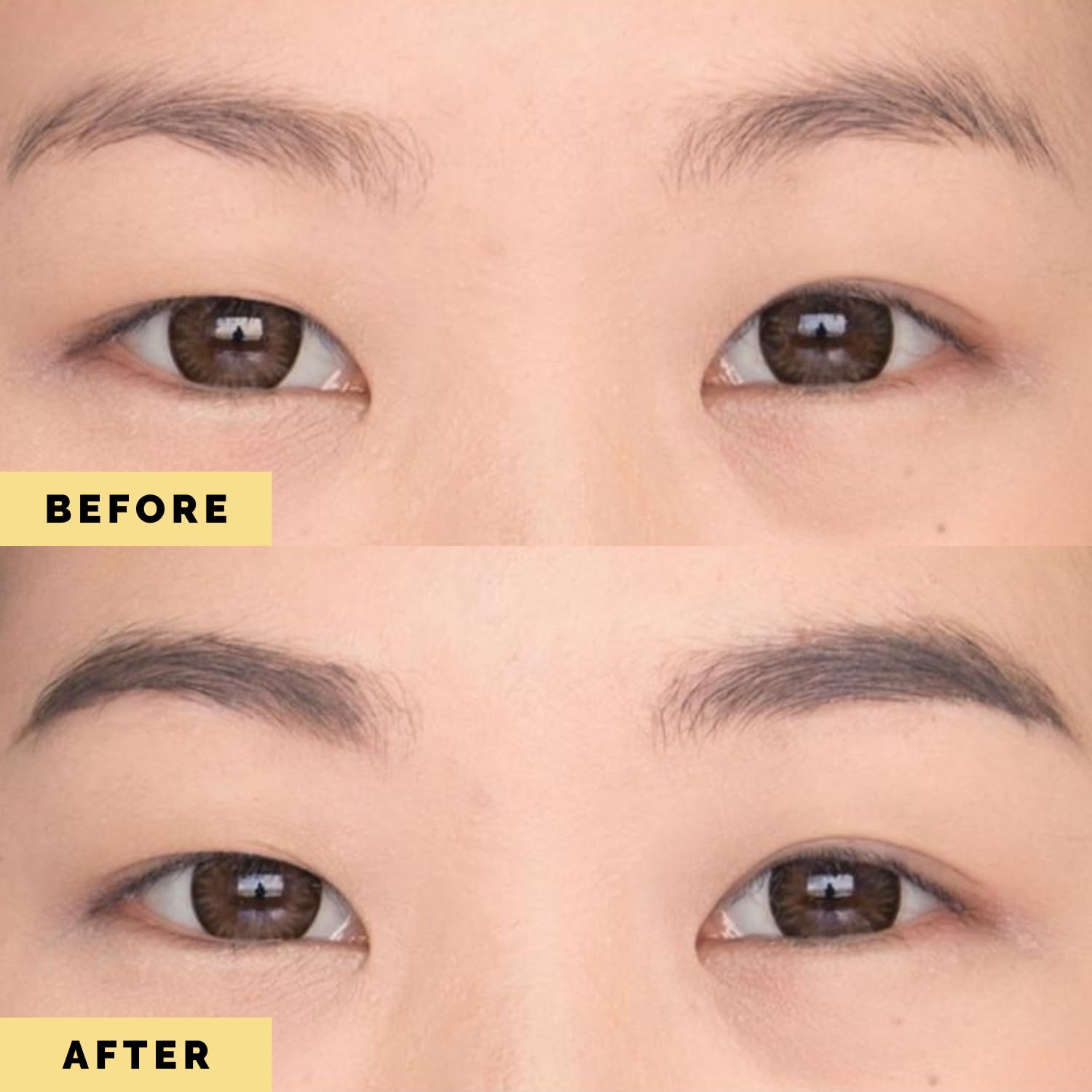 Elizabeth Mott Queen of the Fill tube closeup shows tinted formula for natural brows