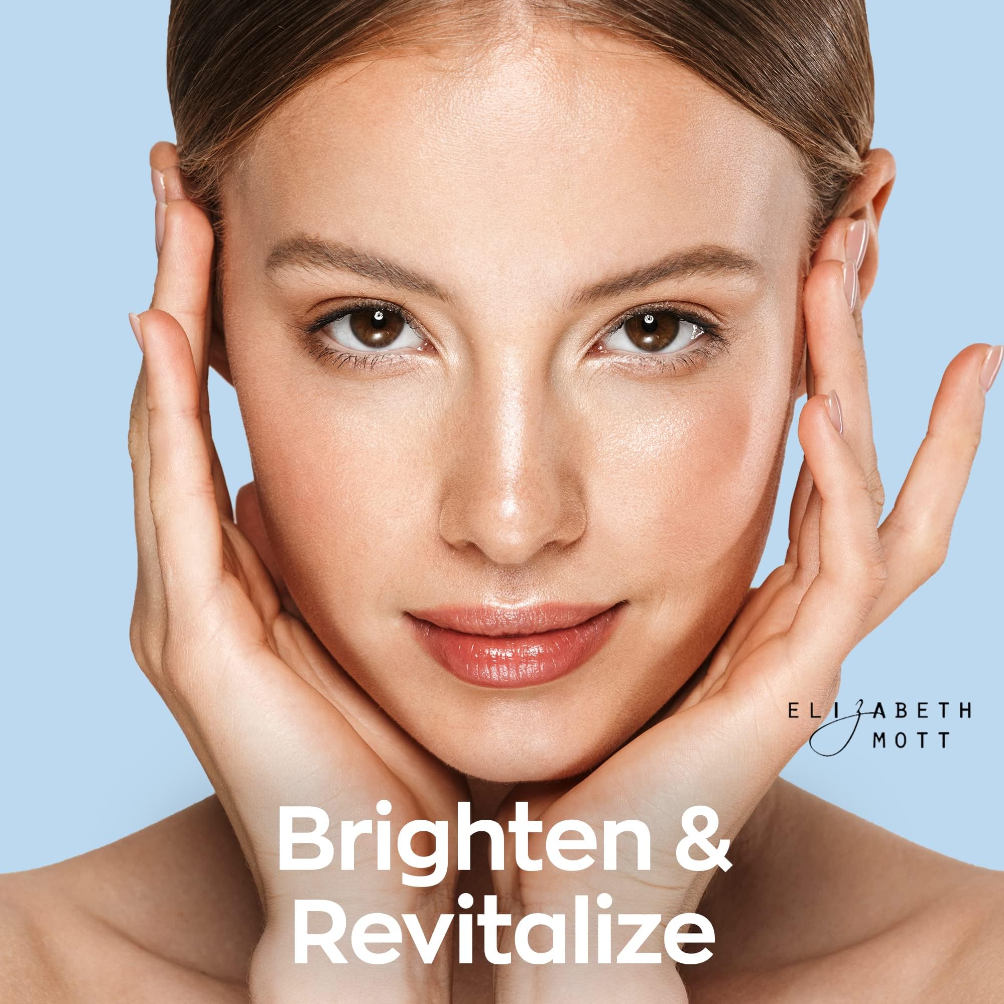 Elizabeth Mott Sure Thing Vitamin C Eye Cream vegan cruelty-free badge signals ethical skincare.