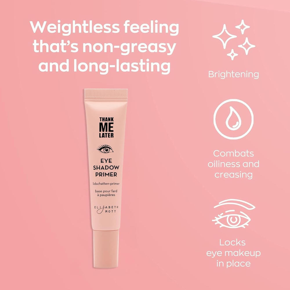 Elizabeth Mott Thank Me Later face primer matte finish creates a soft canvas for makeup