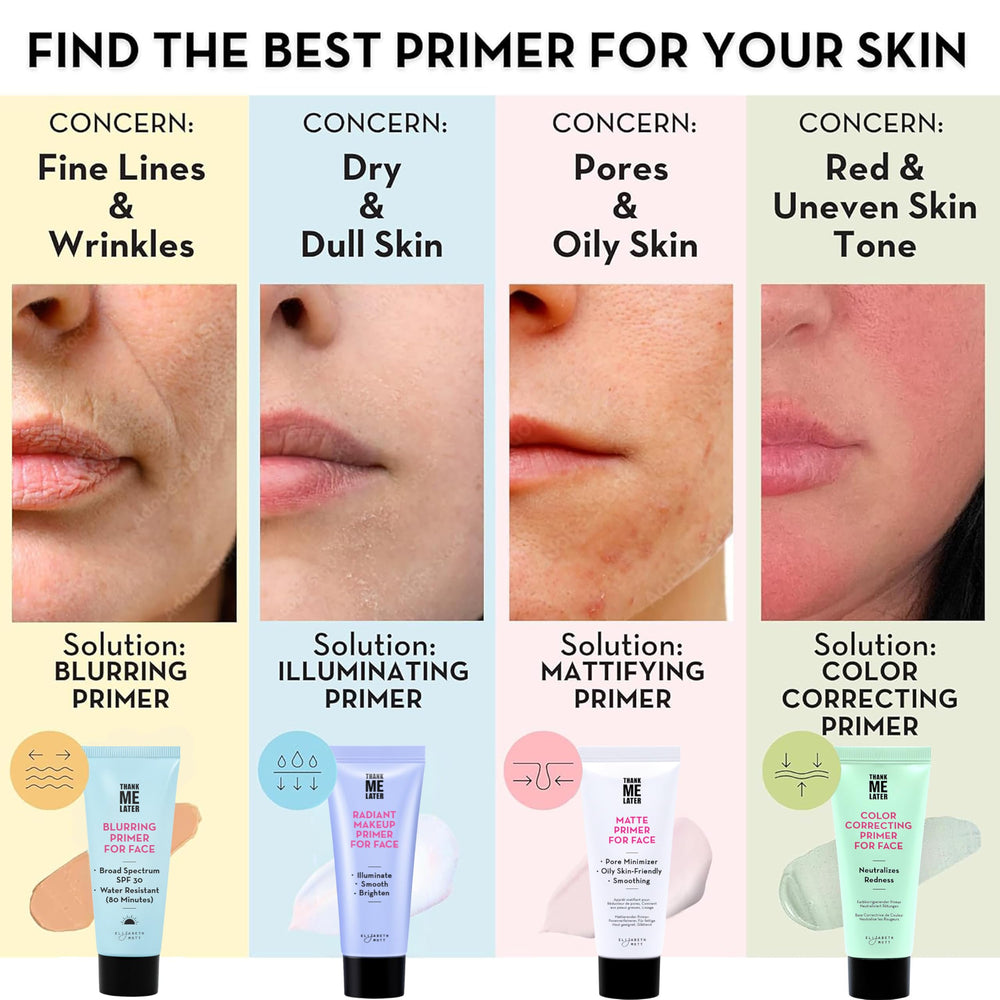 Elizabeth Mott Thank Me Later pearl-powder formula adds refined radiance.