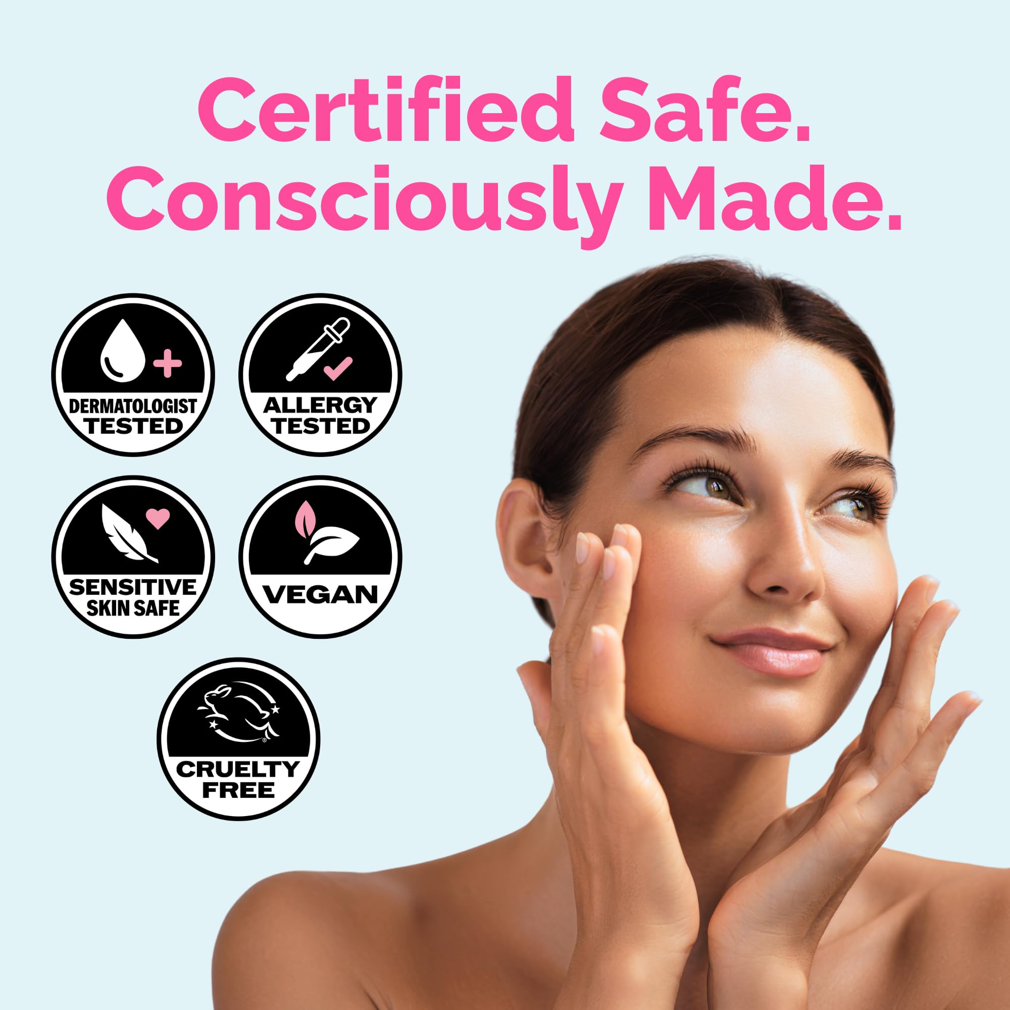 Elizabeth Mott Thank Me Later two-sided towel close-up shows smooth and textured surfaces for cleansing
