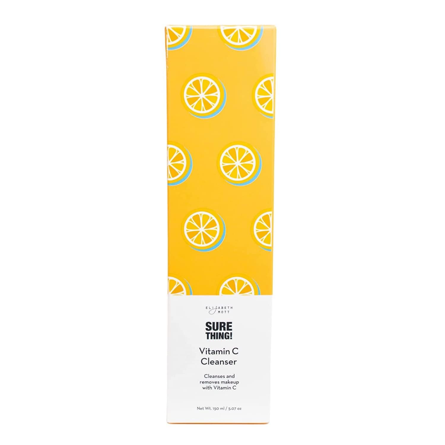 Elizabeth Mott Vitamin C Facial Cleanser radiant-looking skin after use.