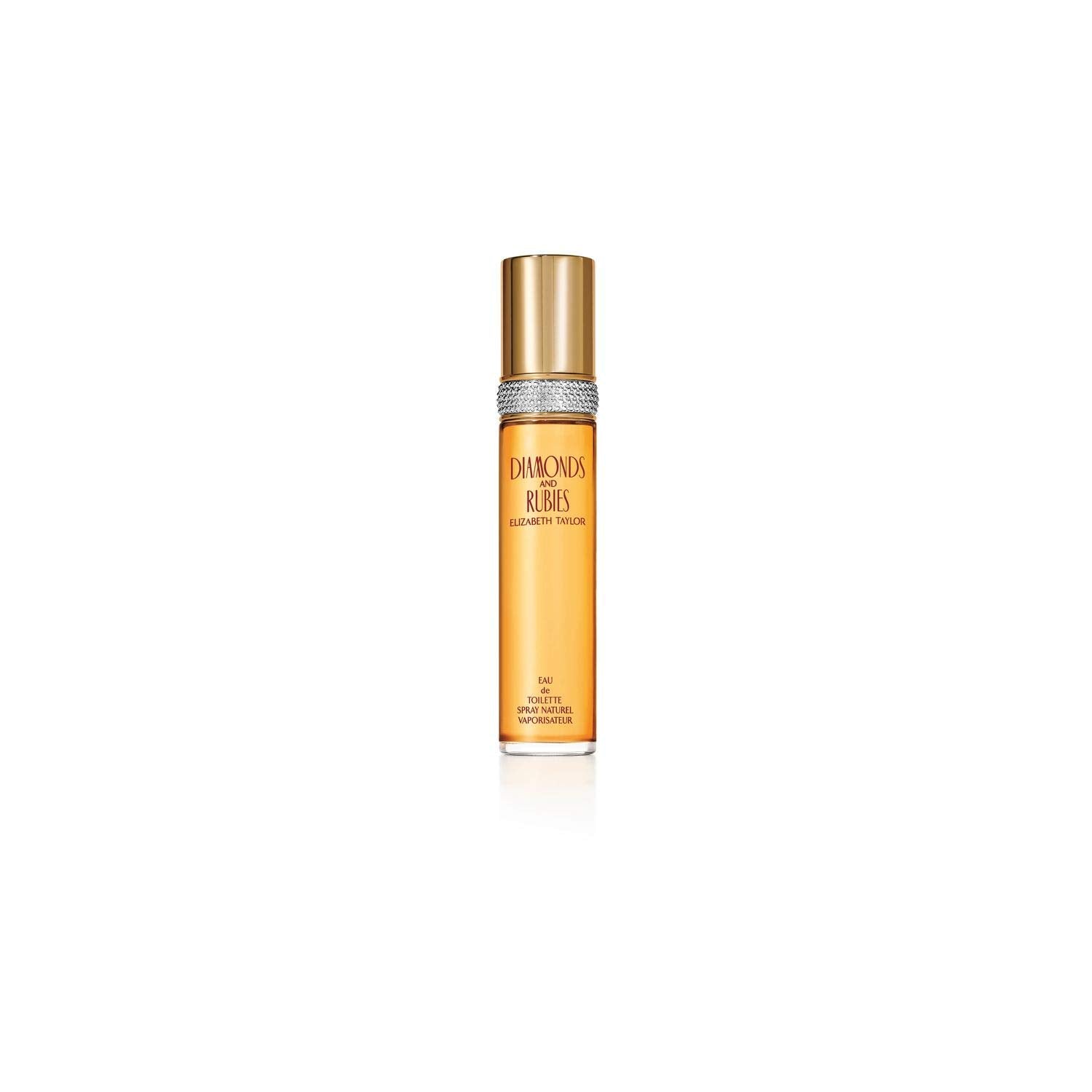 Elizabeth Taylor Diamonds & Rubies spray mist image emphasizes a fresh, wearable daytime scent.