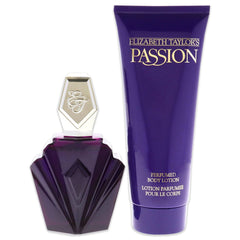 Elizabeth Taylor Passion perfumed body lotion bottle ready for pampering.
