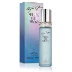 Elizabeth Taylor Sparkling White Diamonds bottle front for evening wear