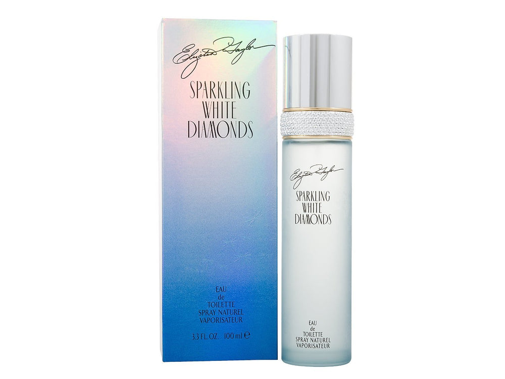 Elizabeth Taylor Sparkling White Diamonds spray application for daily or special-occasion use