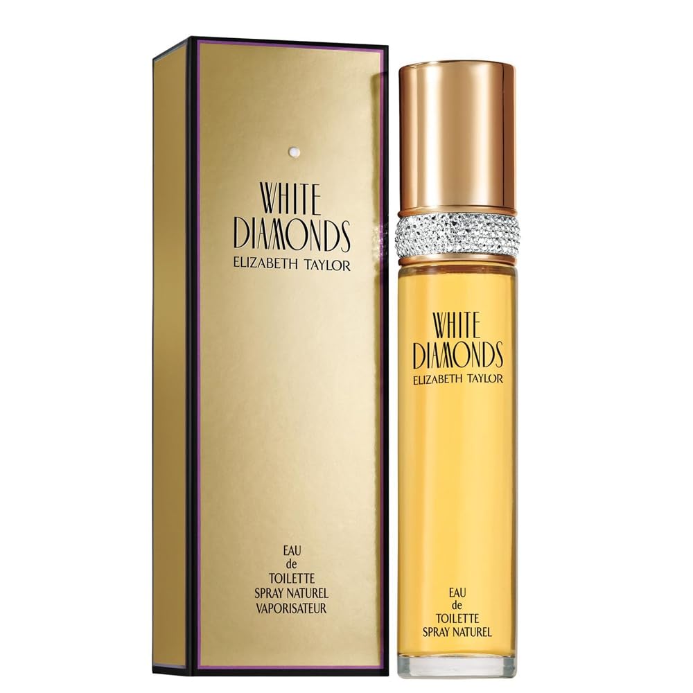 Elizabeth Taylor White Diamonds bottle with timeless luxury appeal for women