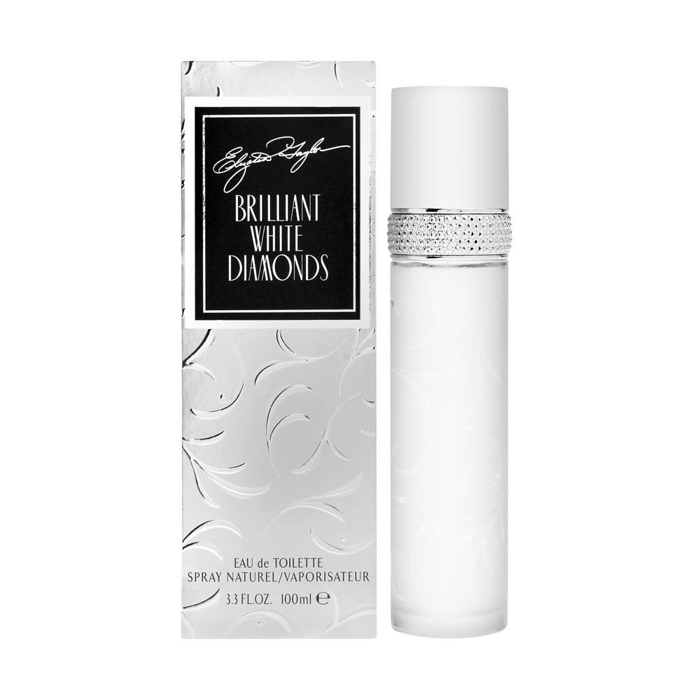 Elizabeth Taylor White Diamonds Brilliant packaging box signals gift-ready elegance