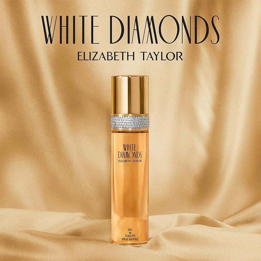 Elizabeth Taylor White Diamonds display highlighted in premium fragrance collection