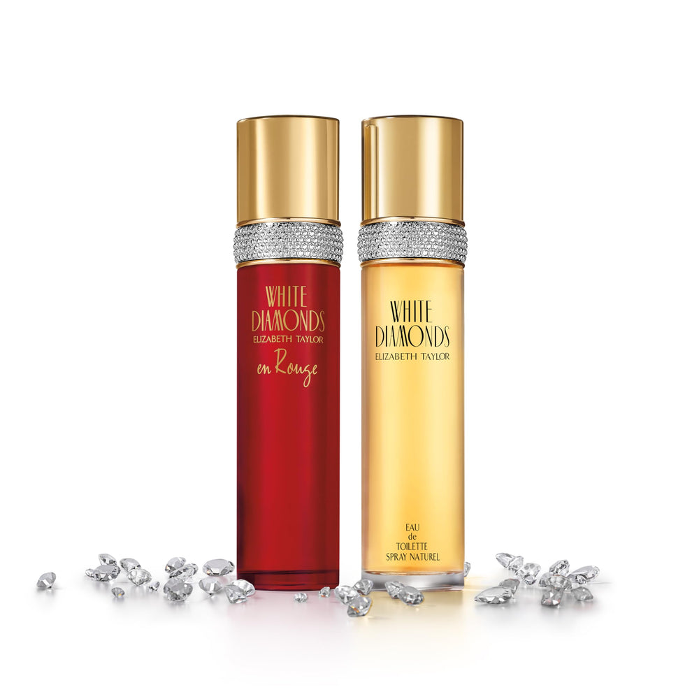 Elizabeth Taylor White Diamonds En Rouge packaging box — gift-ready presentation for her