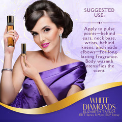 Elizabeth Taylor White Diamonds gentle body wash offers a refreshing cleanse with fragrance.