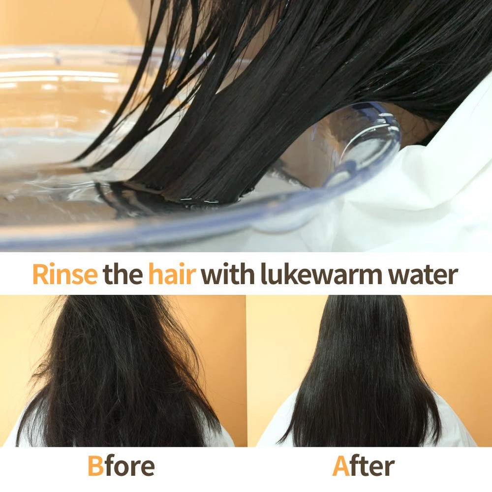 Elizavecca Cer-100 results softer, shinier hair after treatment.