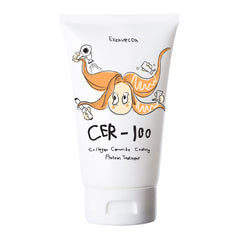 Elizavecca Cer-100 collagen coating hair treatment bottle front for quick hair repair.