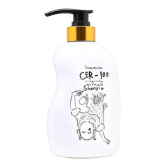 Elizavecca CER-100 shampoo bottle for daily cleansing and hair vitality.
