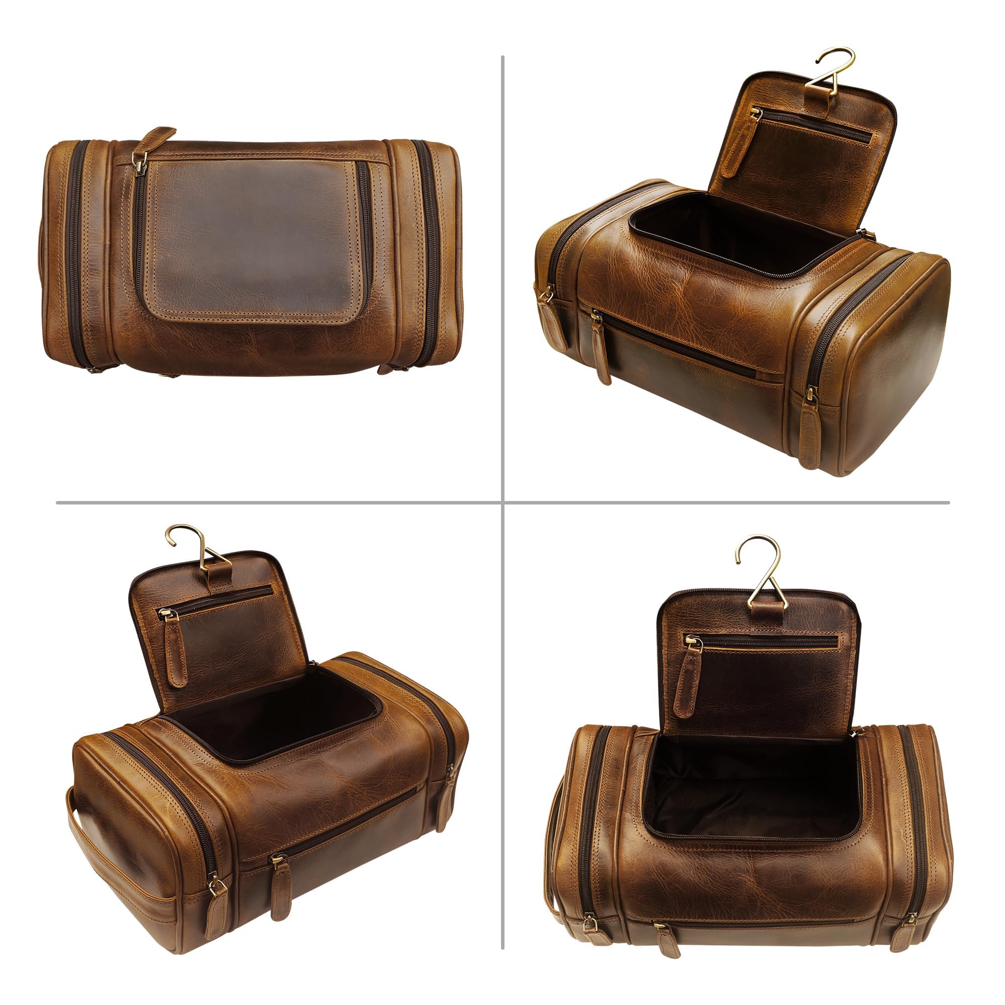 ELIZO handcrafted stitching detail highlights durable construction and premium feel