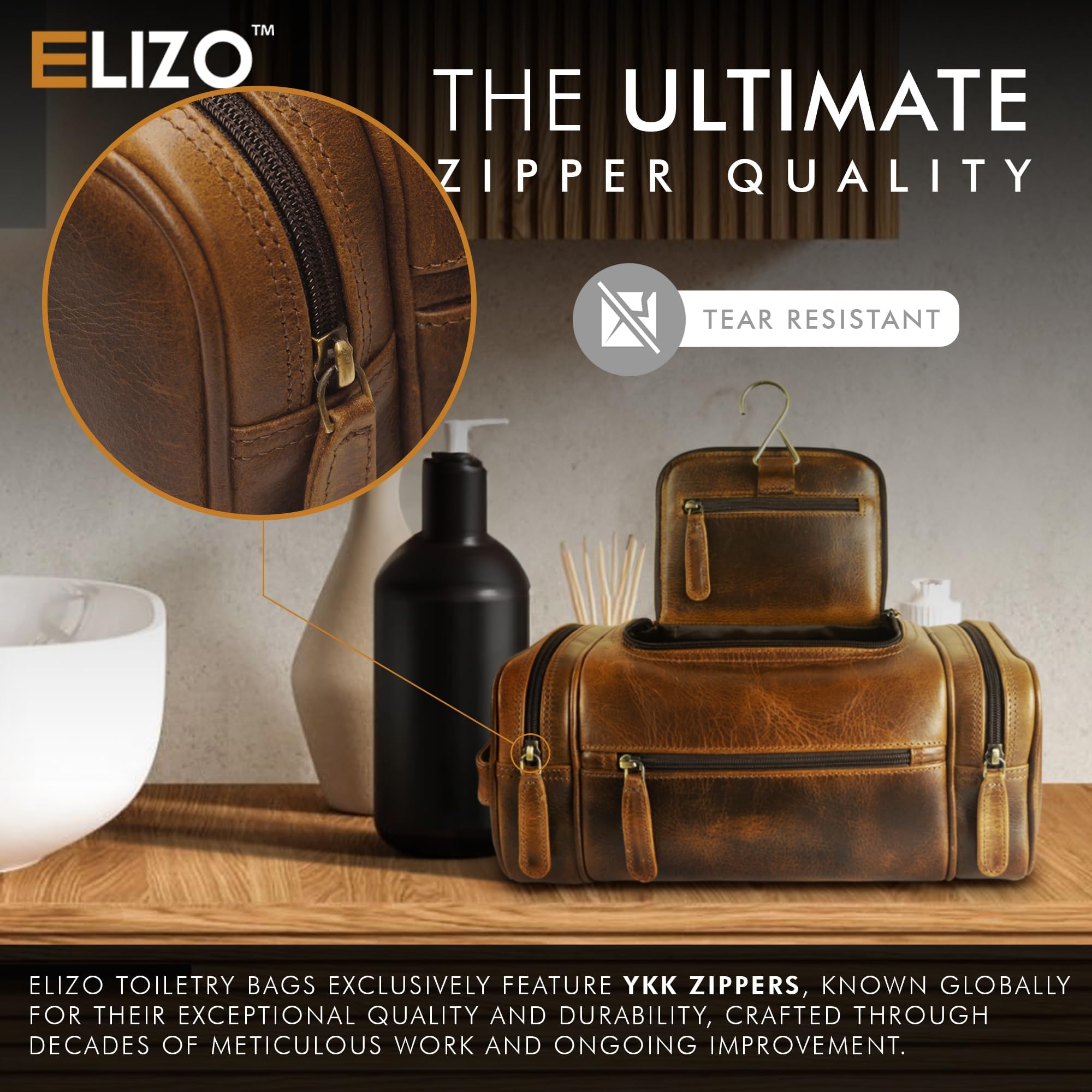 ELIZO interior view shows spacious compartments for travel essentials
