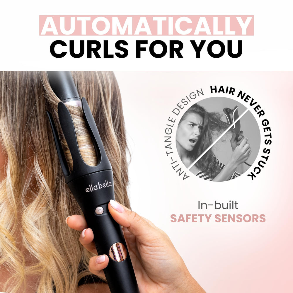 ELLA BELLA digital range 300°F to 410°F for customized styling options.
