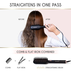 ELLA BELLA ionic technology for frizz control and shiny hair