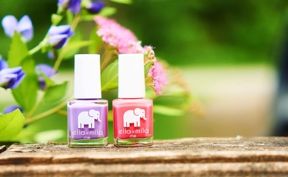 ella-mila me collection 17-free formula label emphasizing fewer harsh chemicals.