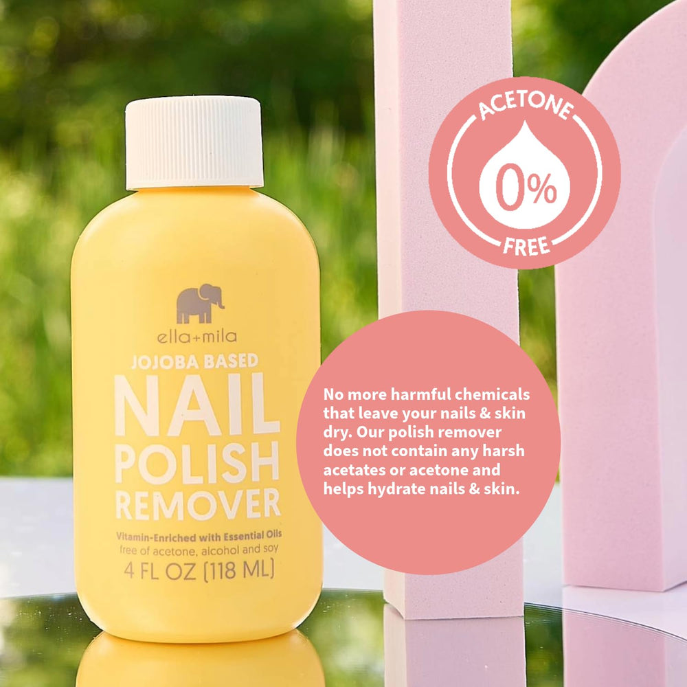 usa-made ella+mila bottle emphasized with quality standards.