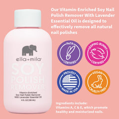 Ella Mila vegan and cruelty-free formula respects nails and animals.