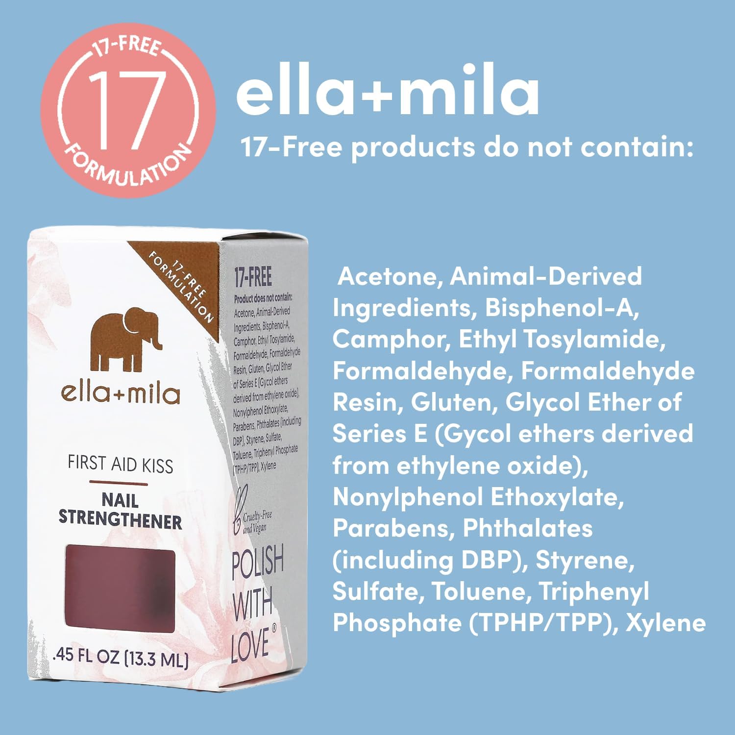 ella+mila First Aid Kiss application-brush ensures smooth, even coverage