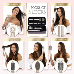 ELLA BELLA hair dryer brush attachment for detangled shine