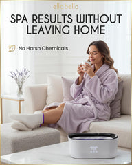 ELLA BELLA paraffin mitts shown for warm, soothing hand care.