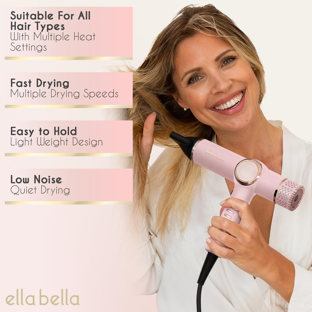 ELLA BELLA compact storage image underscores portable design for travel-ready styling.