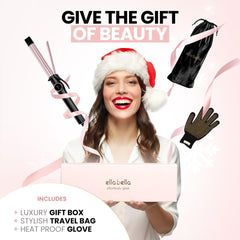 ELLA BELLA Slimline Curling Iron cool-tip and ergonomic handle.