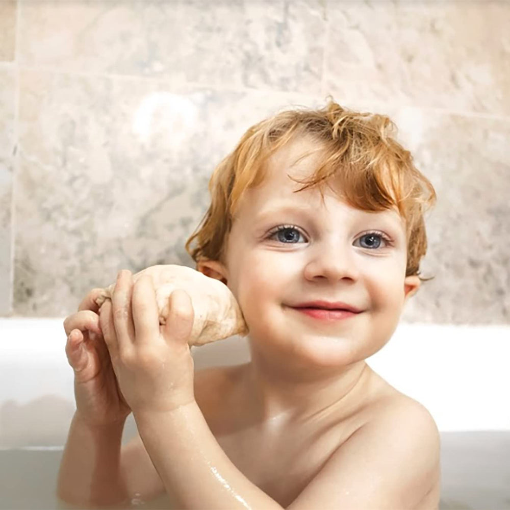 Ellaola Oatmeal Bath Soak sustainable packaging and dye-free muslin sachet