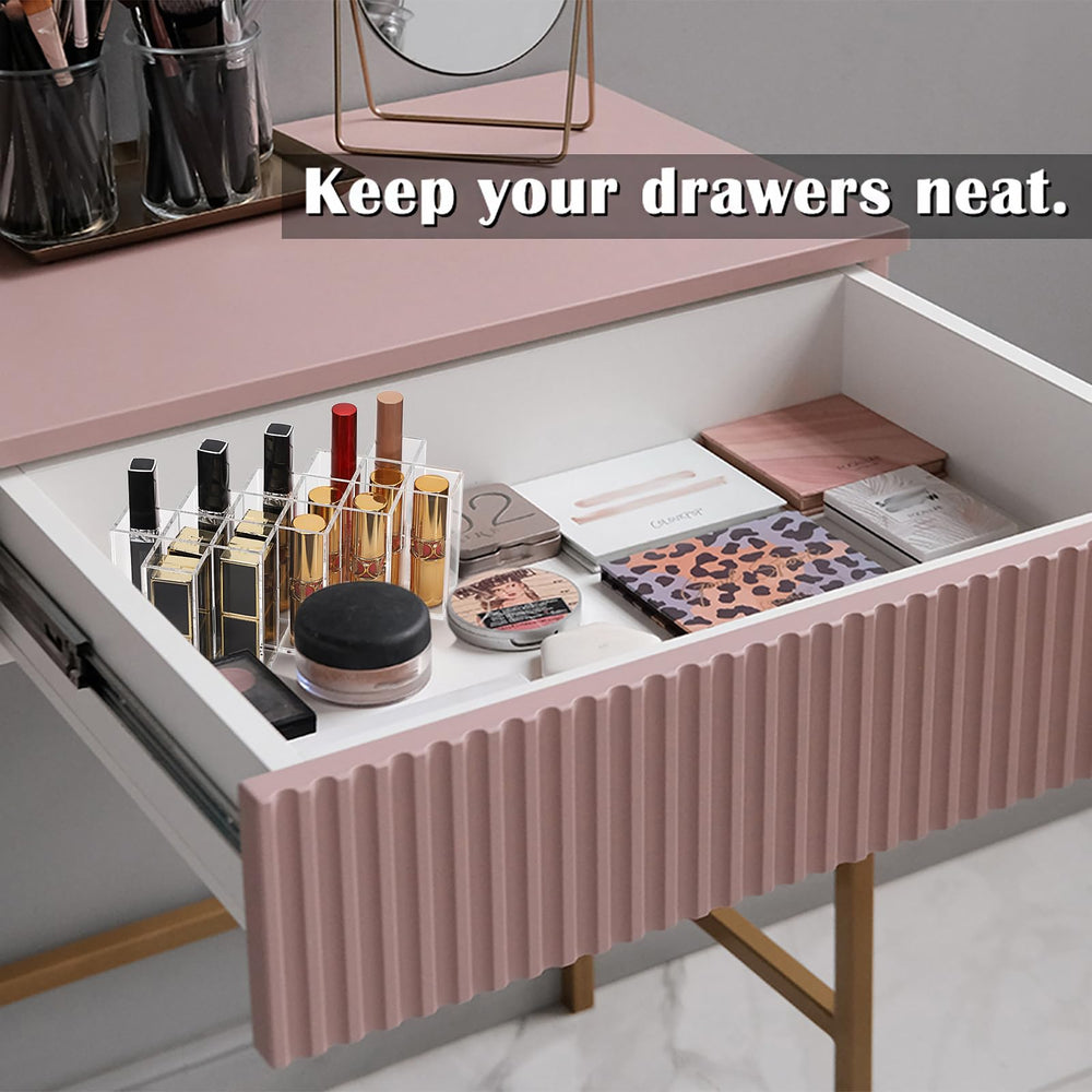 ELLDOO multipurpose display for cosmetics and small bottles.