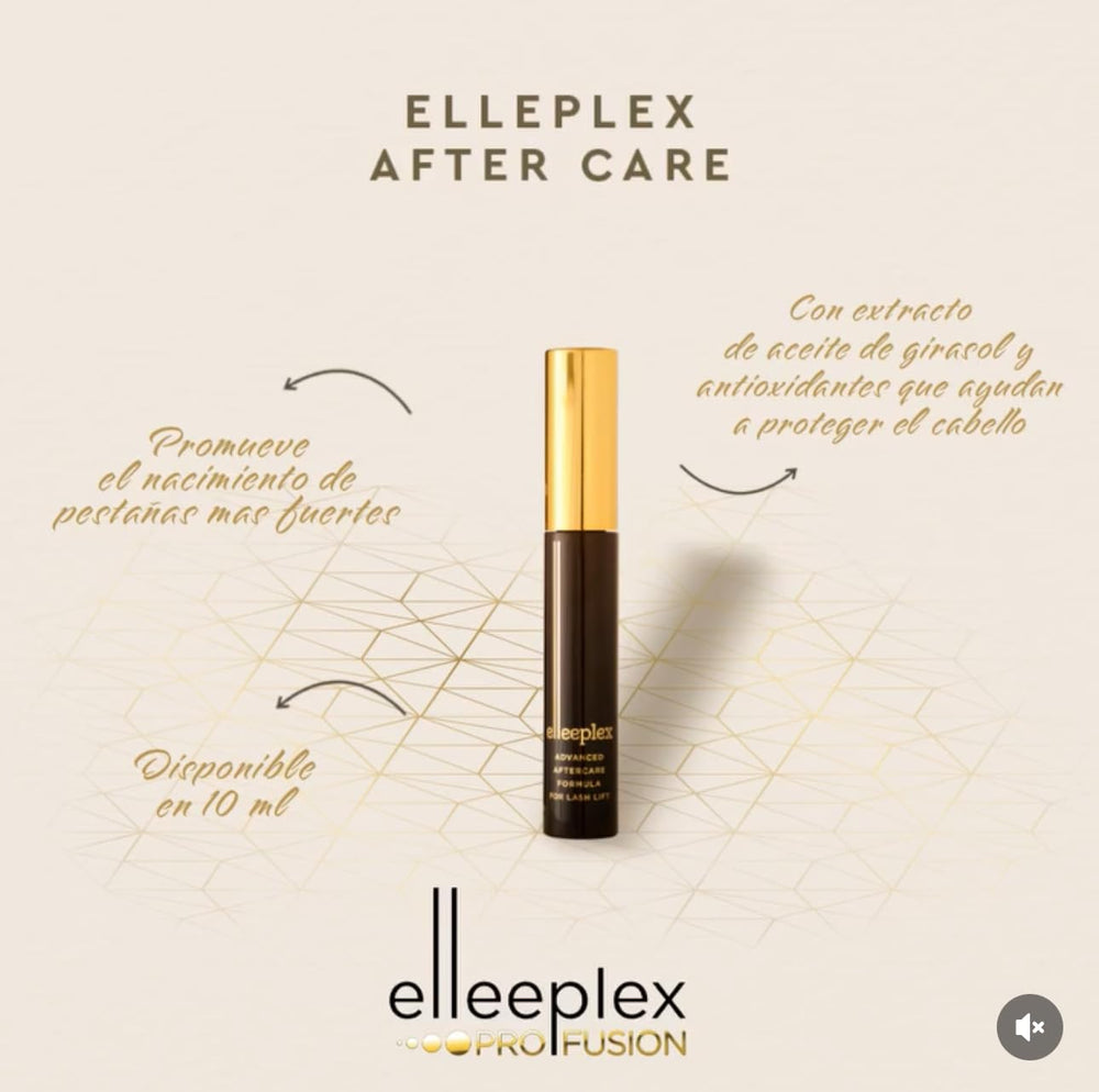 Elleebana Advanced Aftercare brush application demonstrates precise conditioning.