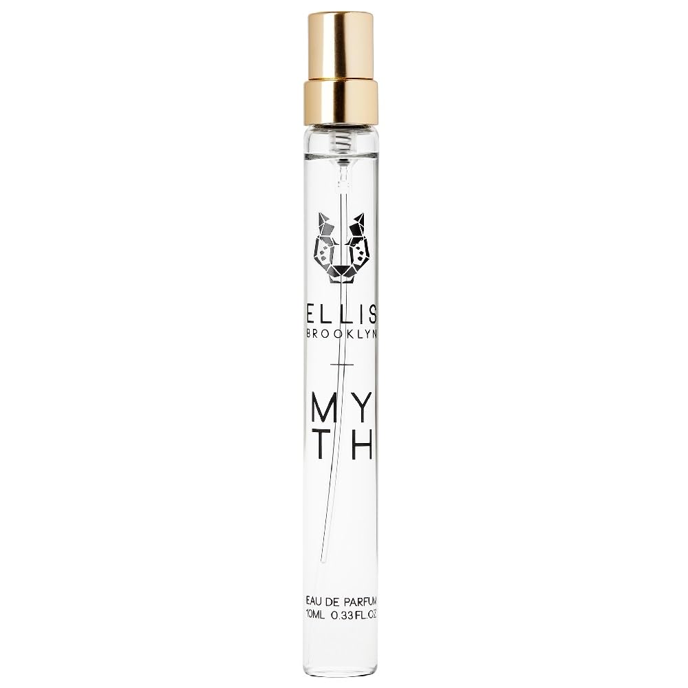 Ellis Brooklyn MYTH travel-spray bottle for on-the-go fragrance convenience.