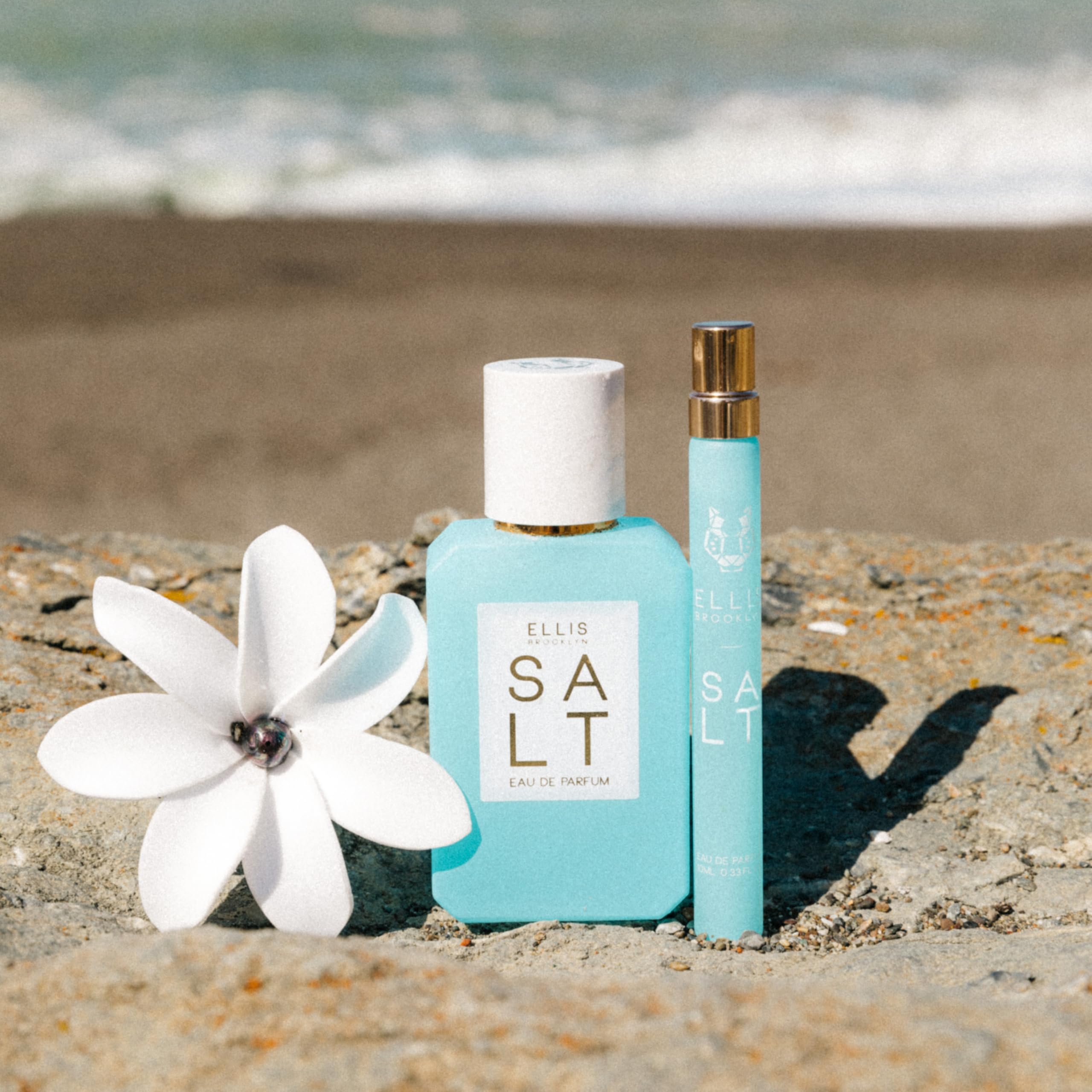 Ellis Brooklyn Salt cap closeup highlights reusable packaging and cruelty-free luxury.