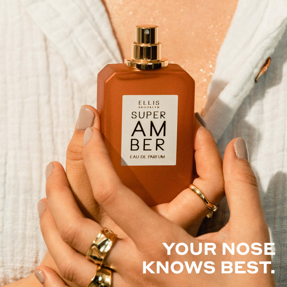 Ellis Brooklyn Super Amber biodegradable musk, soft base for everyday wear.
