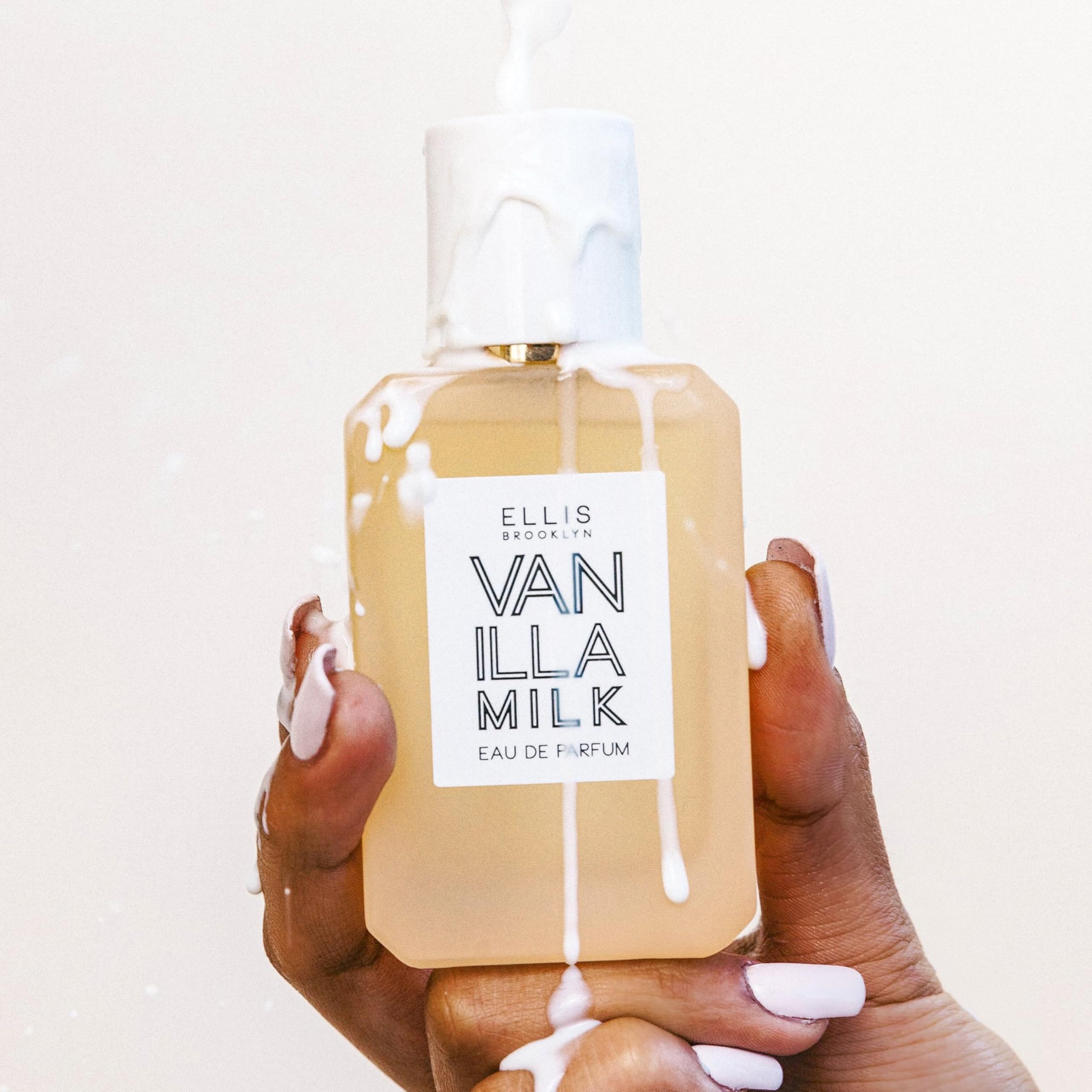 Ellis Brooklyn Vanilla Milk mini swatch demonstrating the creamy gourmand profile on skin